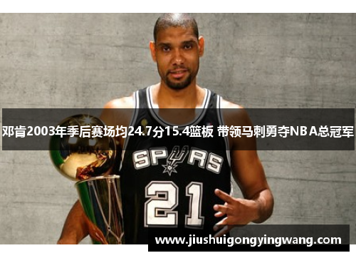 邓肯2003年季后赛场均24.7分15.4篮板 带领马刺勇夺NBA总冠军